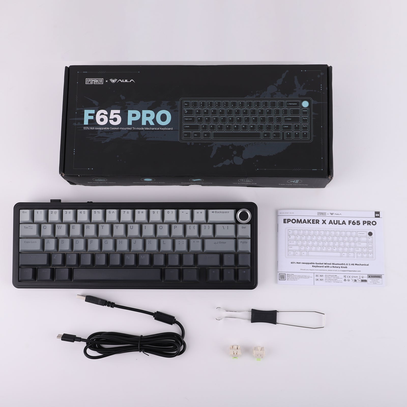 EPOMAKER x AULA F65 PRO Tri-Mode Mechanical Keyboard