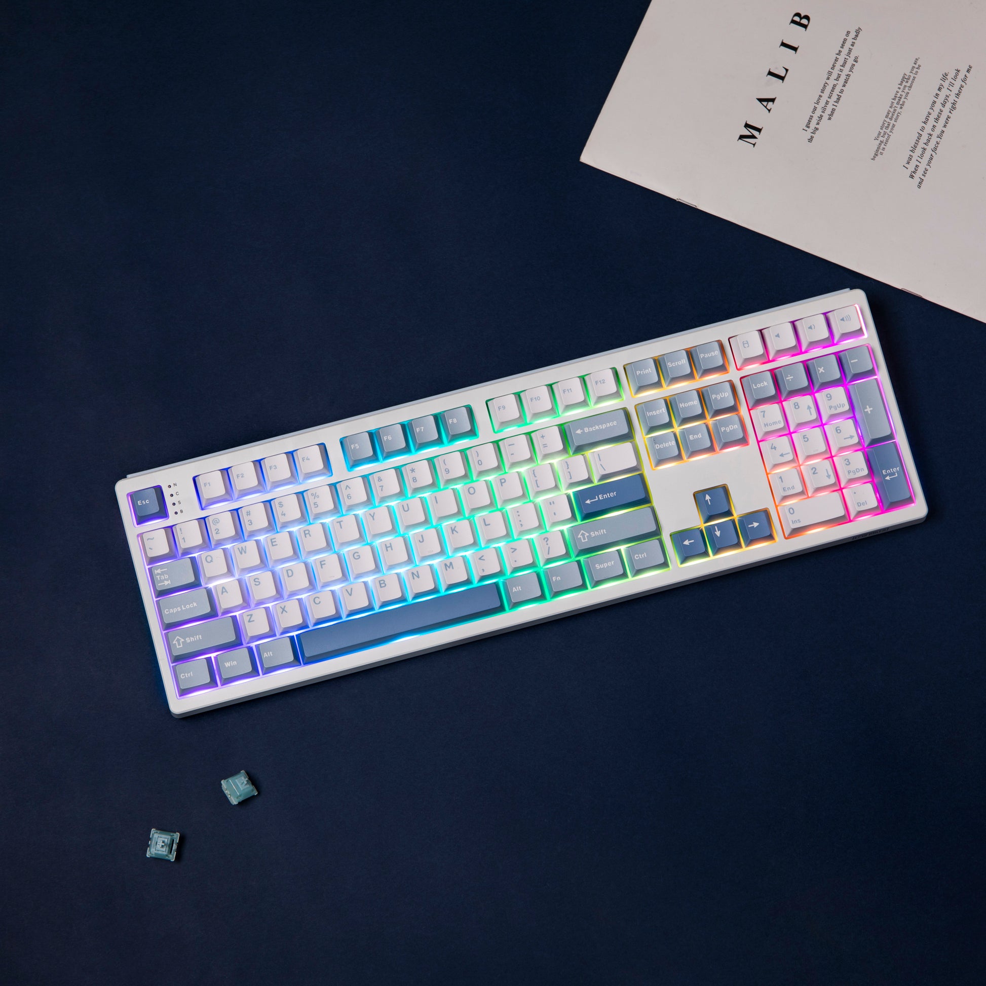 EPOMAKER TH108 100% Full Size Silent Mechanical Keyboard