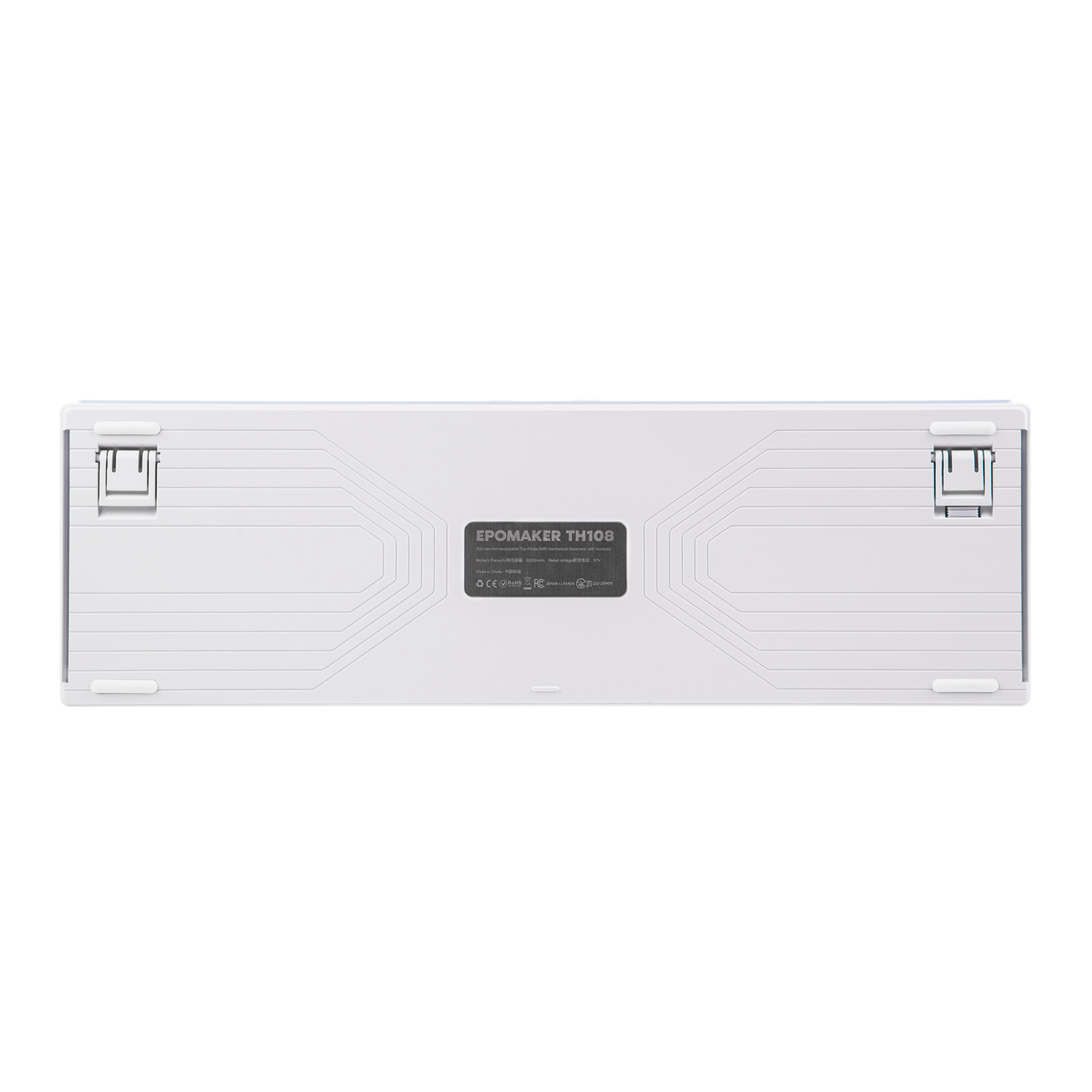 EPOMAKER TH108 100% Full Size Silent Mechanical Keyboard