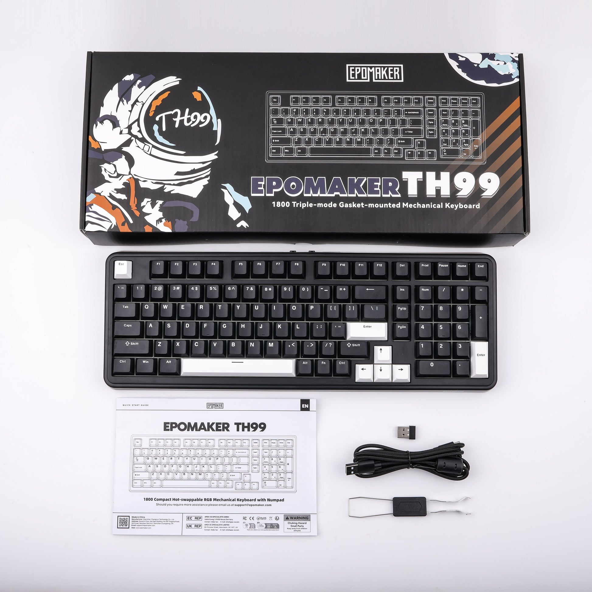 EPOMAKER TH99 Compact 1800 Layout Tri-Mode Mechanical keyboard