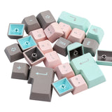 Epomaker Blushing Mint Keycaps Set